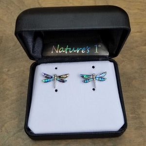 Paua Dragonfly Earrings