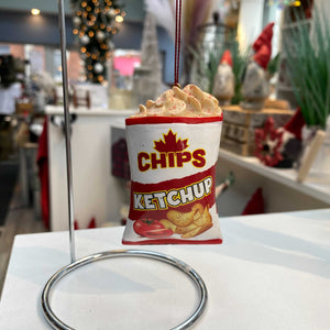 Ketchup Chips Ornament