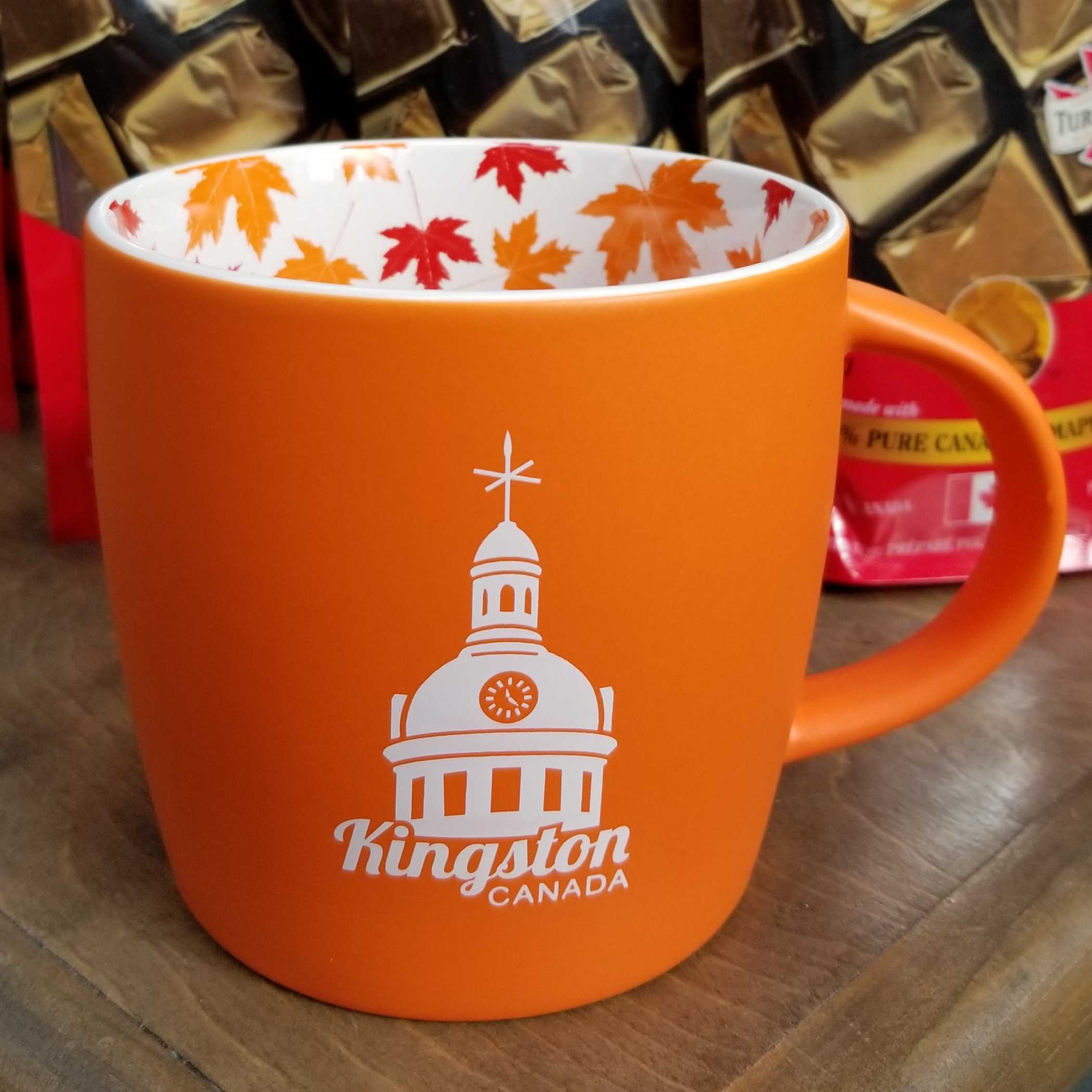 Orange Leaf Interior Kingston Mug