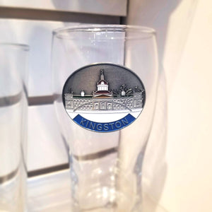 Kingston Pewter Emblem Beer Glass