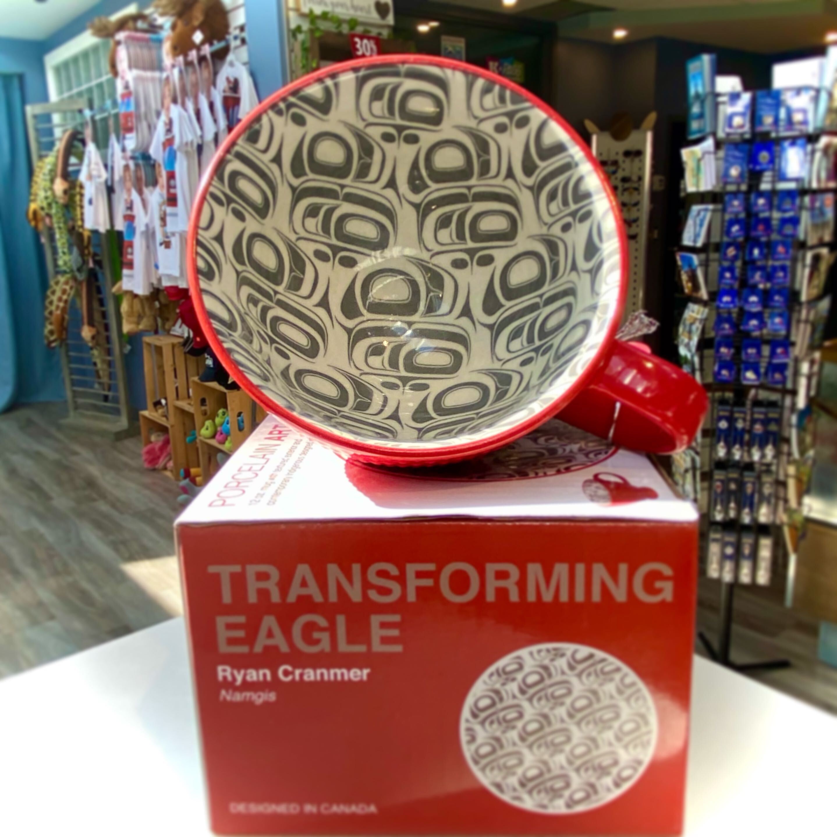 Transforming Eagle Art Mug
