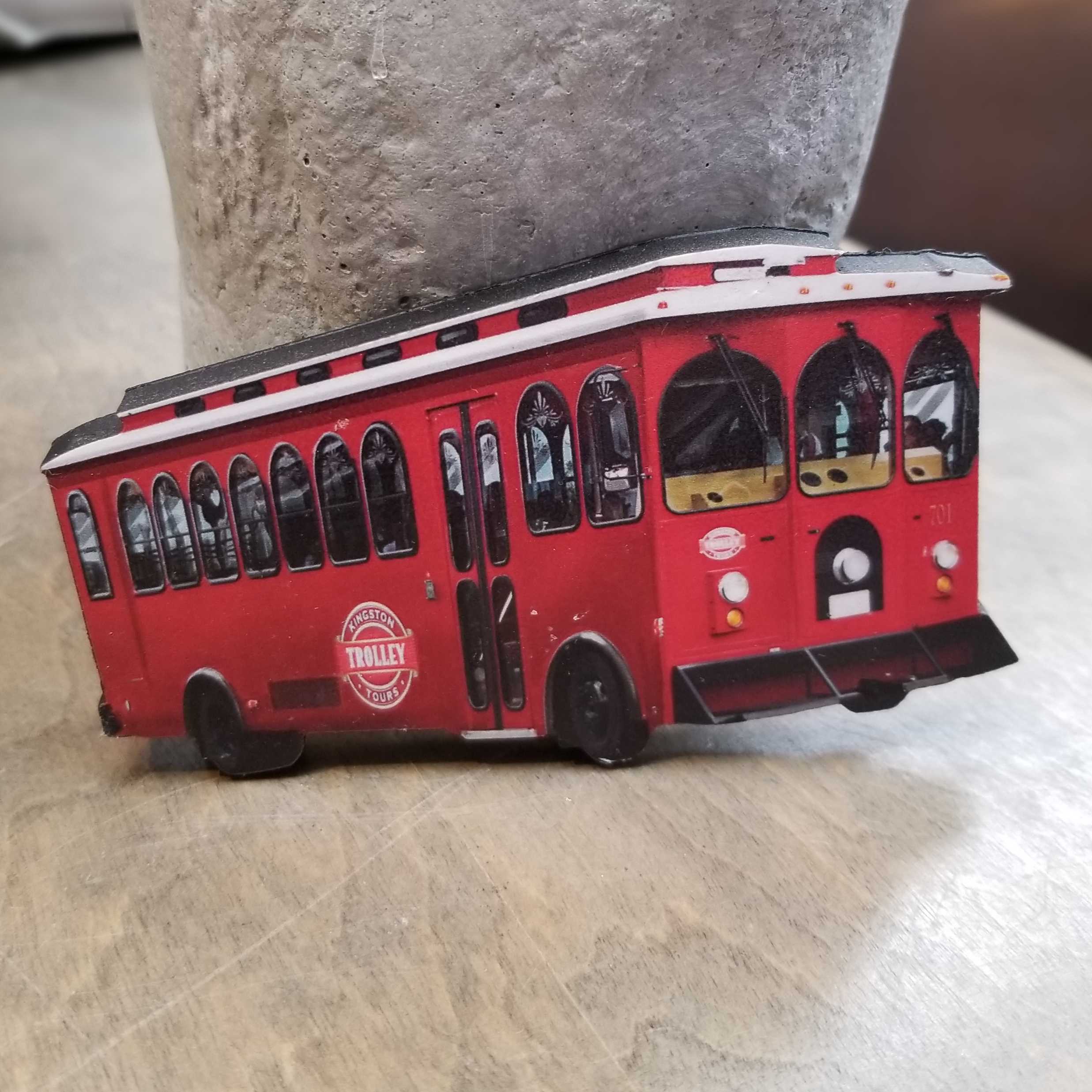 Trolley Shaped Magnet