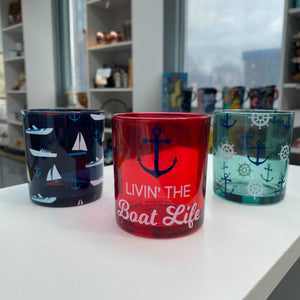 Boat Life Candle Holder 3pc